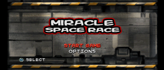 Miracle Space Race Title Screen